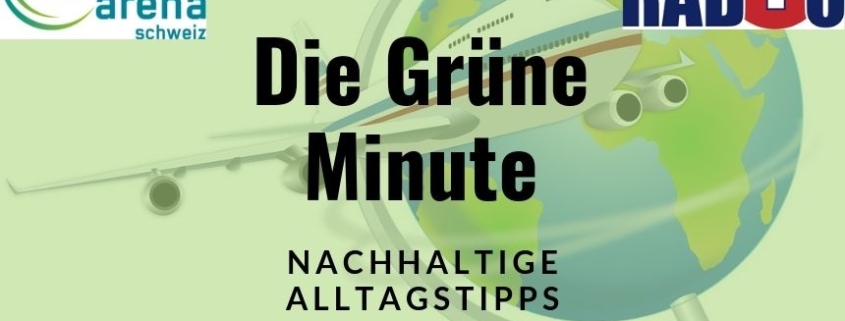 grüne minute flugreisen kompensieren co2