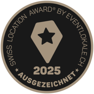 Swiss Location Award 2025 Auszeichnungsplakette